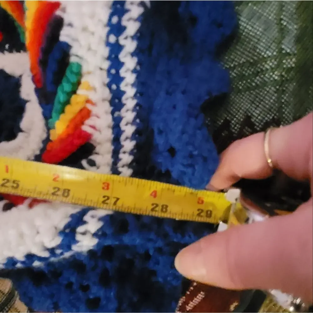 Vintage rainbow handmade